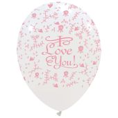 I Love You Limited Edition 12" Latex Balloons 25ct