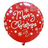 Merry Christmas Limited Edition 32" Latex Balloon