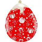 Christmas Presents Limited Edition 18" Clear Stuffing Balloon 10Ct
