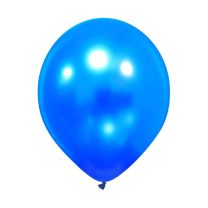 Afflotex 11" Metallic Pro Vivid Blue Latex Balloons 100ct