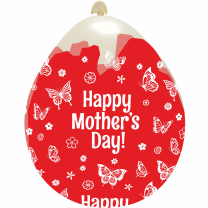 Happy Mother's Day 18"  Stuffing Balloon 10ct