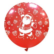 Cute Santa Claus Limited Edition 32" Latex Balloon 1Ct