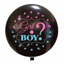 Boy or Girl? Gender Reveal Limited Edition 36" Latex Balloon 1ct