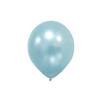 Afflotex 5" Metallic Pro Soft Blue Latex Balloons 100ct