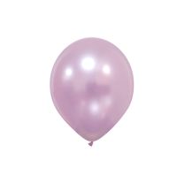 Afflotex  5" Metallic Pro Soft Pink Latex Balloons 100ct