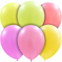 Afflotex Neon 10" Assorted Colours Latex 25CT