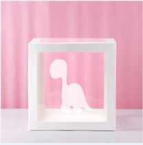 Dinosaur Transparent Balloon Box 30x30x30cm Limited Edition