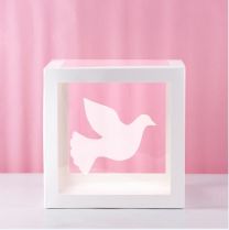 Dove Transparent Balloon Box 30x30x30cm Limited Edition