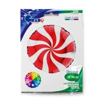 Swirly White and Red 18