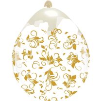 Gold Filigree on Clear 18" Stuffing Balloons 10Ct