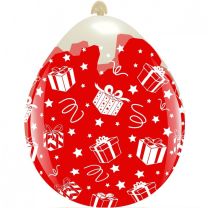 Christmas Presents Limited Edition 18" Clear Stuffing Balloon 10Ct