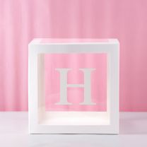 H Transparent Balloon Box 30x30x30cm