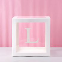 L Transparent Balloon Box 30x30x30cm