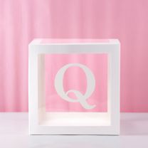 Q Transparent Balloon Box 30x30x30cm