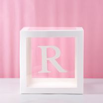 R Transparent Balloon Box 30x30x30cm