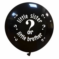 Little Brother or Little Sister Limited Edition 32" Latex Balloon 1Ct
