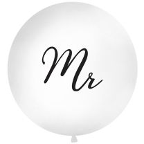 Mr - Script 32" Latex Balloon 1ct