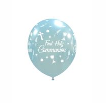 Chalice 5" 'First Holy Communion' Sky Blue Latex 100ct