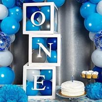 ONE Transparent Balloon Boxes 30x30x30cm