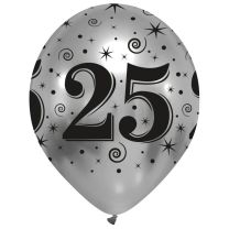 25th Anniversary Chromium Pro Limited Edition Latex Balloons 25Ct