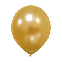 Afflotex 11" Metallic Pro Rich Gold Latex Balloons 100ct