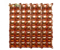 Rose Gold Foil Panels 2pcs